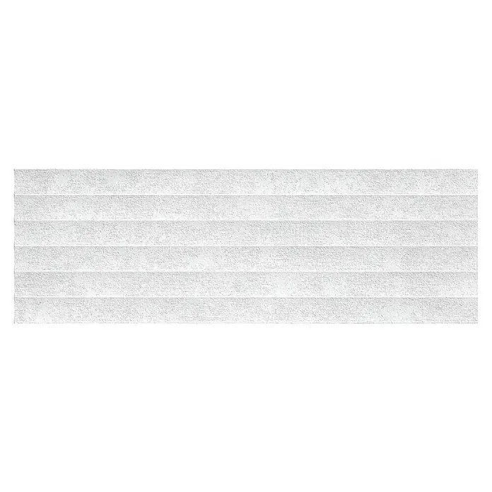 Revestimiento cerámico Bob Momentum Decor - 30 x 90 cm, Blanco, Rectificado, Efecto cemento - Vista superior