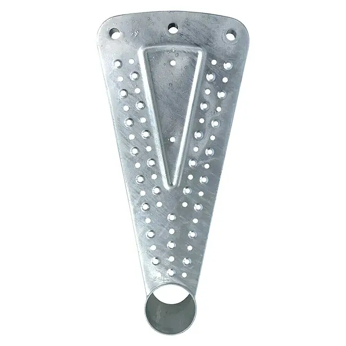 Dolle Außenspindeltreppe Gardenspin - Durchmesser: 125 cm, Geschosshöhe: 246 cm - 282 cm, Anzahl Steigungen: 12 Stk. - Draufsicht