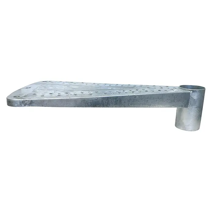 Dolle Außenspindeltreppe Gardenspin - Durchmesser: 125 cm, Geschosshöhe: 246 cm - 282 cm, Anzahl Steigungen: 12 Stk. - Linke Seitenansicht