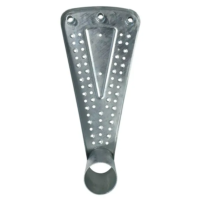 Dolle Buitenwenteltrap Gardenspin - Diameter: 125 cm, Verdiepingshoogte: 246 cm - 282 cm, Tredeaantal: 12 stk. - Bovenaanzicht
