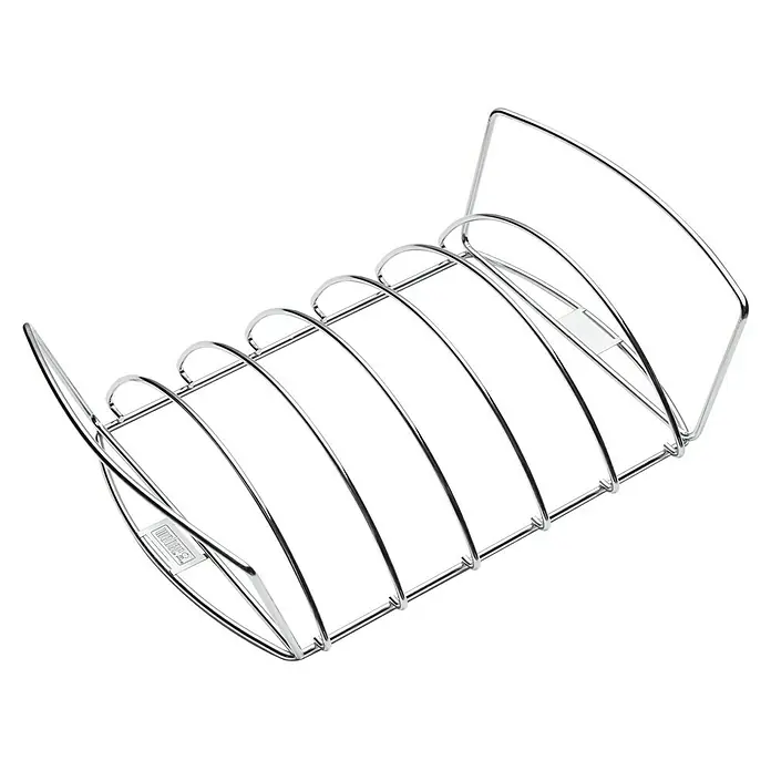 Weber Bratenkorb - Geeignet für: Holzkohlegrills ab Ø 57 cm - Diagonale Ansicht