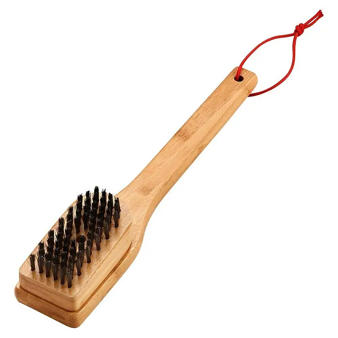 Weber Grillbürste - Länge: 30 cm, Bambus - Diagonale Ansicht
