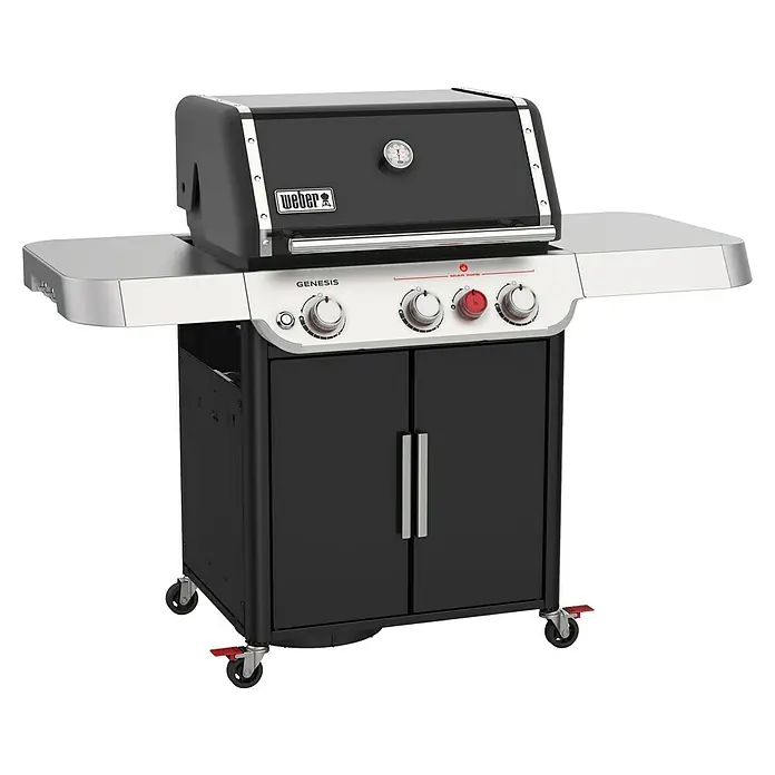 Weber Gasgrill Genesis E-325 S - Anzahl Brenner: 3, Hauptgrillfläche: 68 x 48 cm, 11,4 kW - Diagonale Ansicht