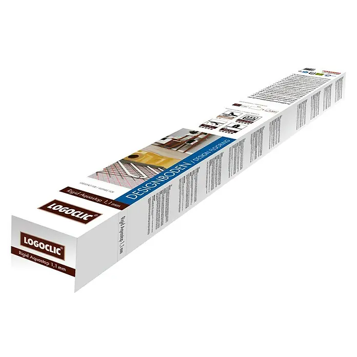 LOGOCLIC Dämmunterlage Rigid Aquastop - 6 m², Stärke: 1,1 mm - Diagonale Ansicht