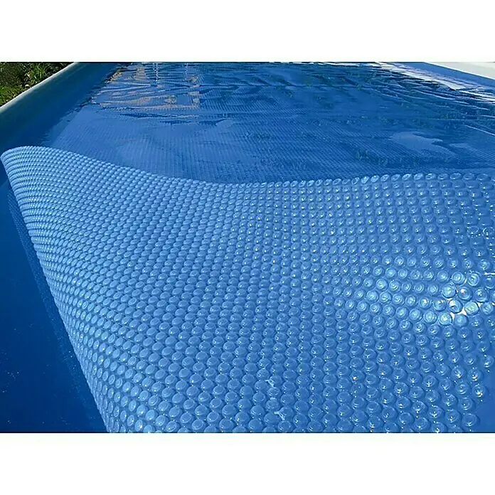Steinbach Solarabdeckplane - L x B: 700 x 350 cm, Materialstärke: 300 µm, Blau - Detailaufnahme