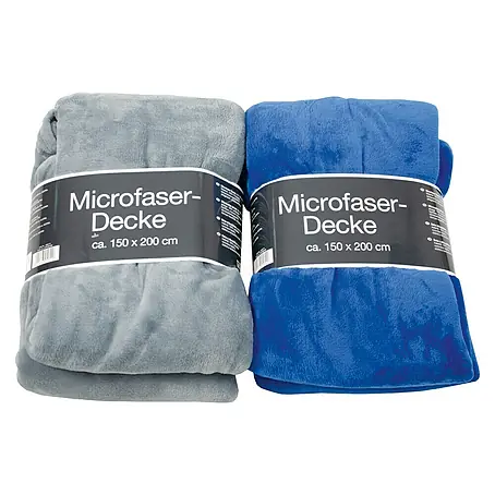 Decke Microfaser Uni