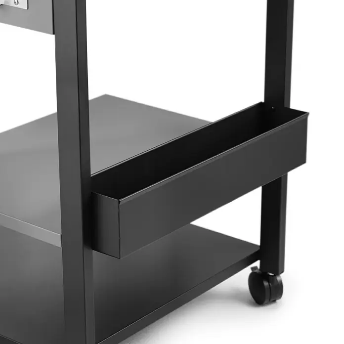 Kingstone Houtskoolbarbecue Superior Prime - Zwart/Zilver, Hoofdgrilloppervlak: 57 cm - Close-up