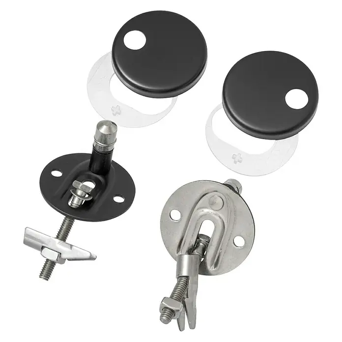 Poseidon WC-Sitz Montreal - Mit Absenkautomatik, Duroplast, Schwarz - Diagonale Ansicht