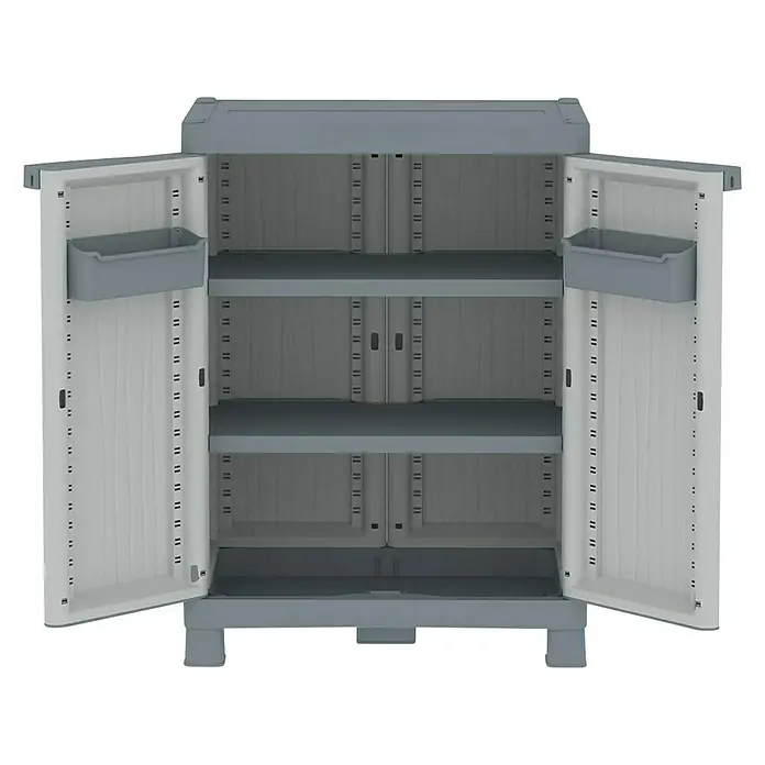 Terry Plastični ormar Wavebase - Š x V: 70 x 97,6 cm, Nosivost: 30 kg/polica - Pogled sprijeda