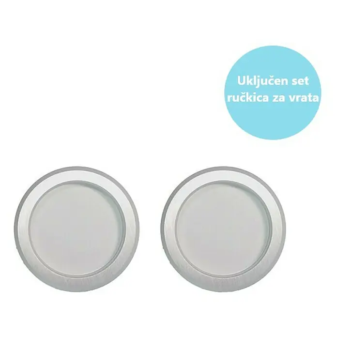 Diamond Doors Staklena klizna vrata Toledo 2.0 - 935 x 2.058 mm - Pogled sprijeda