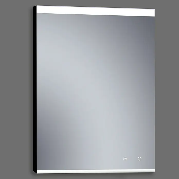 Espejo con luz LED París Plus - 60 x 80 cm, Sensor antivaho, Negro - Foto ambiente