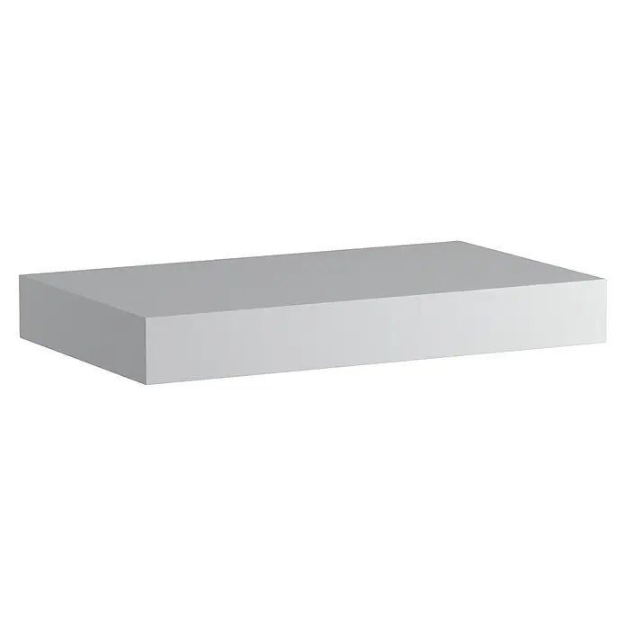 Encimera para lavabo Noa - 46 x 80 x 10 cm, Blanco - Vista angular