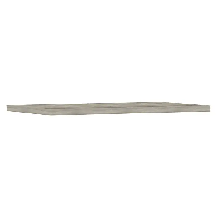 Encimera para lavabo Atlantis - L x An x Al: 46 x 120 x 3 cm, Gris M ceniza - Vista angular