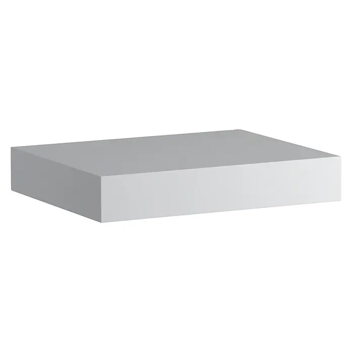 Encimera para lavabo Noa - 46 x 60 x 10 cm, Blanco - Vista angular