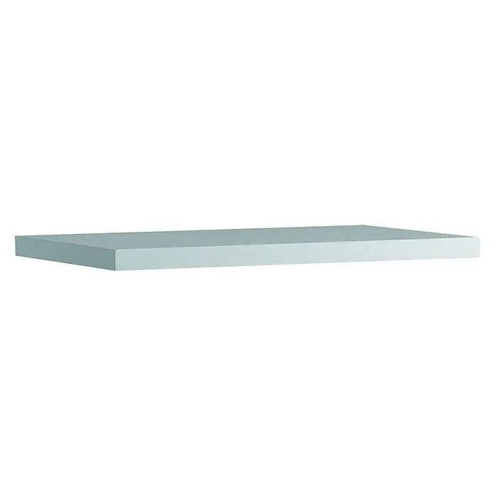 Encimera para lavabo Atlantis - L x An x Al: 46 x 80 x 3 cm, Blanco - Vista angular
