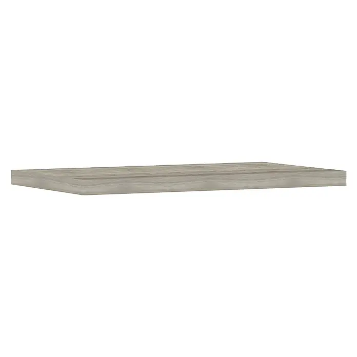 Encimera para lavabo Atlantis - L x An x Al: 46 x 80 x 3 cm, Gris M ceniza - Vista angular