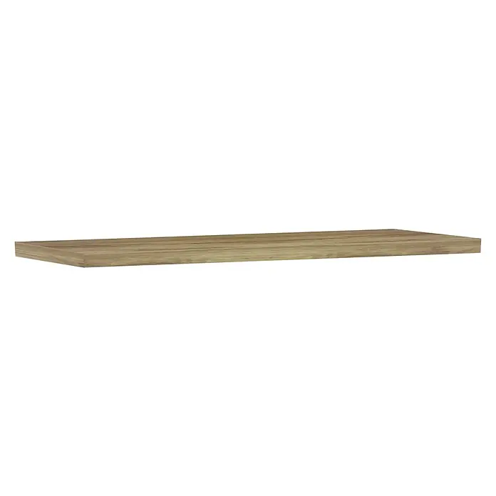 Encimera para lavabo Atlantis - L x An x Al: 46 x 120 x 3 cm, Miel - Vista angular