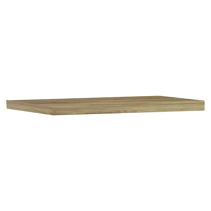 Encimera para lavabo Atlantis - L x An x Al: 46 x 80 x 3 cm, Miel - Vista angular