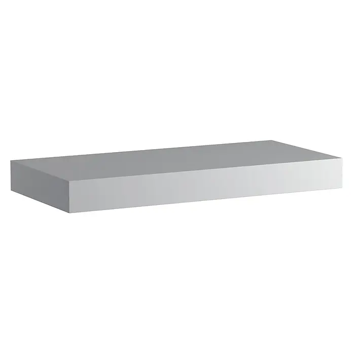 Encimera para lavabo Noa - 46 x 100 x 10 cm, Blanco - Vista angular