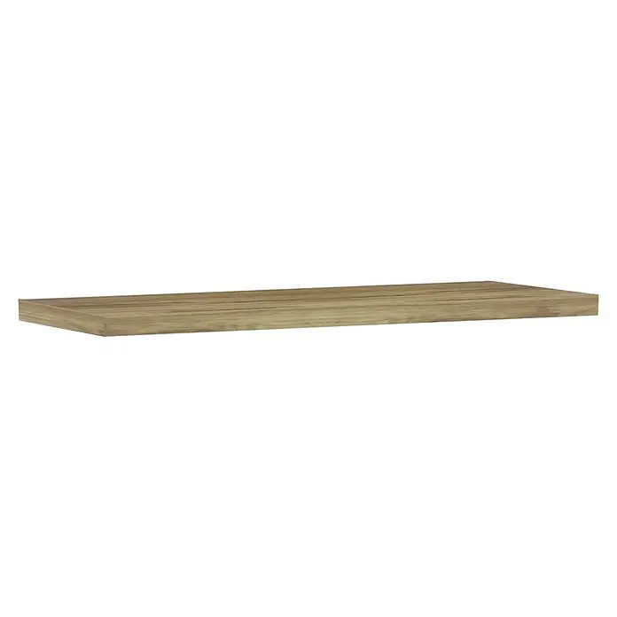 Encimera para lavabo Atlantis - L x An x Al: 46 x 100 x 3 cm, Miel - Vista angular