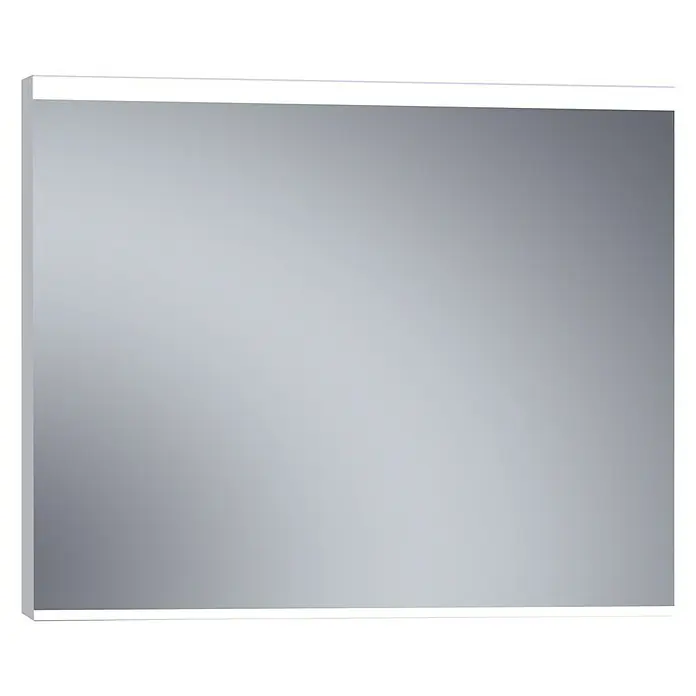 Espejo con luz LED París - 120 x 80 cm, Acero - Vista angular