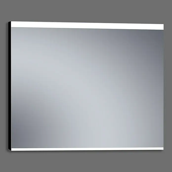 Espejo con luz LED París - 120 x 80 cm, Negro - Foto ambiente