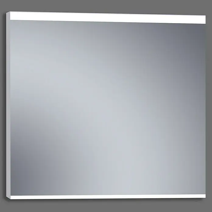 Espejo con luz LED París - 100 x 80 cm, Acero - Producto en uso