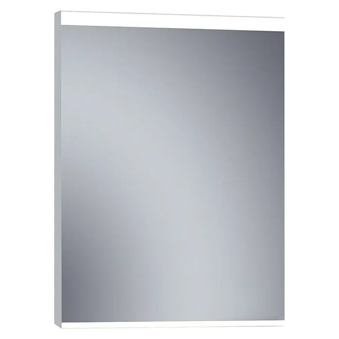 Espejo con luz LED París - 60 x 80 cm, Acero - Vista angular