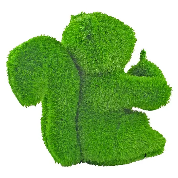 AniPlants Dekofigur - Hund, L x B x H: 32,5 x 38 x 50 cm, Kunststoff - Rechte Seitenansicht
