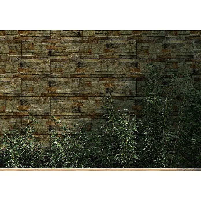 Revestimiento de pared Danubio - 17 x 52 cm, Natural, Efecto piedra - Foto ambiente
