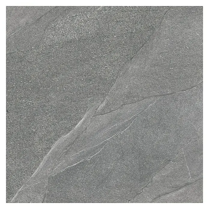 Pavimento porcelánico Halley - 60 x 60 cm, Silver, Rectificado, Efecto cemento - Vista frontal
