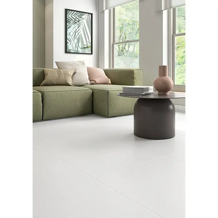 Revestimiento de pared Ice - 30 x 60 cm, Blanco, Rectificado, Mate - Foto ambiente