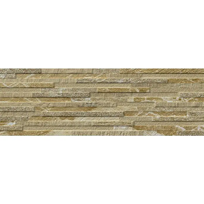 Revestimiento de pared Maule - 17 x 52 cm, Beige, Efecto piedra - Vista superior