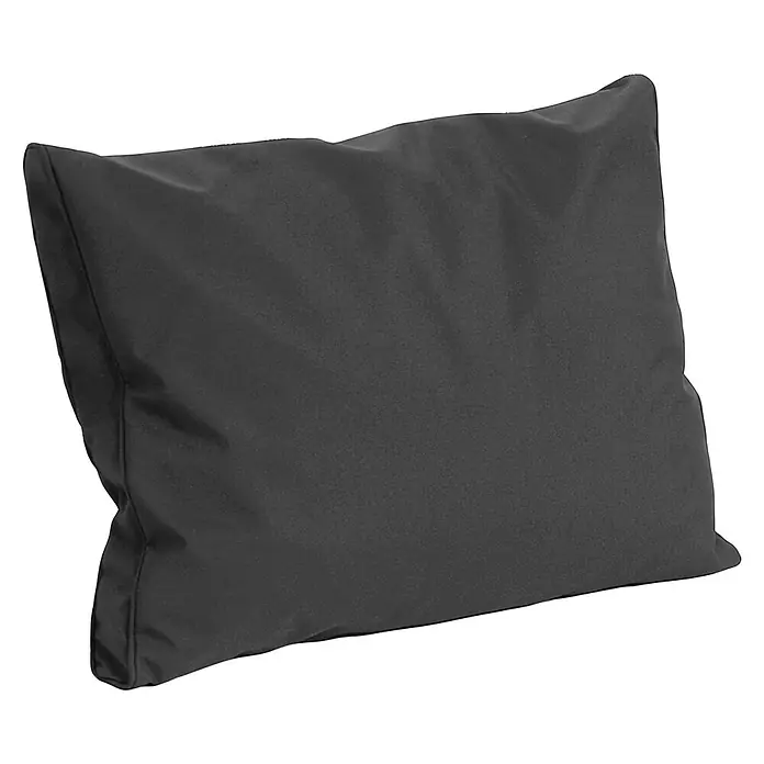 Rückenkissen Virginia - Europaletten-Auflage, 45 x 60 x 12 cm, Anthrazit, 100 % Polyester - Diagonale Ansicht