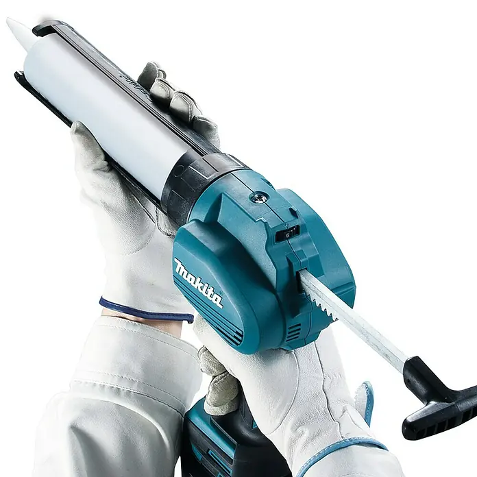 Makita Akku-Kartuschenpresse DCG180ZX - 18 V, Li-Ionen, Ohne Akku, Geeignet für: 310 ml Kartuschen - Anwendungsbeispiel