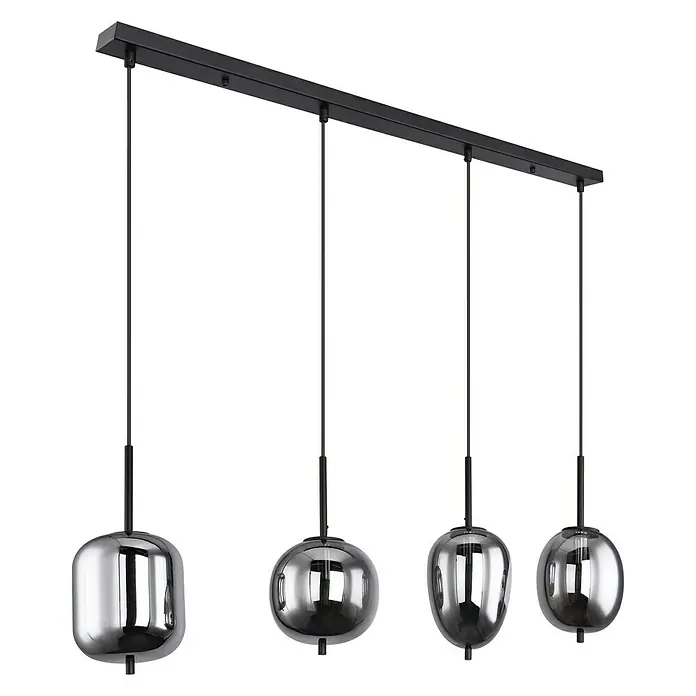 Globo Pendelleuchte Blacky - 40 W, L x B x H: 100 x 185 x 120 cm, E14 - Diagonale Ansicht