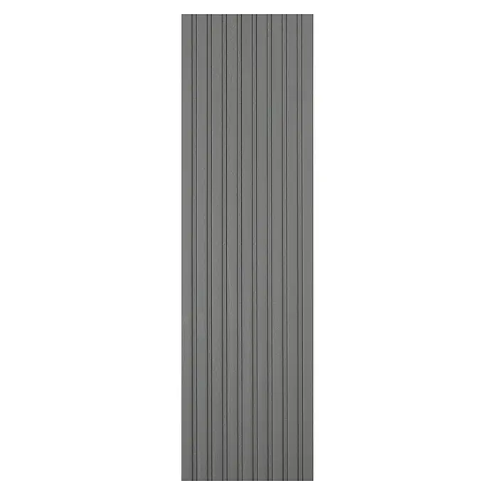 Kovalex WPC-Terrassendiele Exklusiv nach Maß - 300 x 14,5 x 2,6 cm, Grau, Mattiert - Vorderansicht