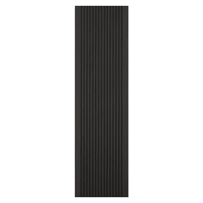 Kovalex WPC-Terrassendiele Exklusiv nach Maß - 300 x 14,5 x 2,6 cm, Graubraun, Mattiert - Vorderansicht