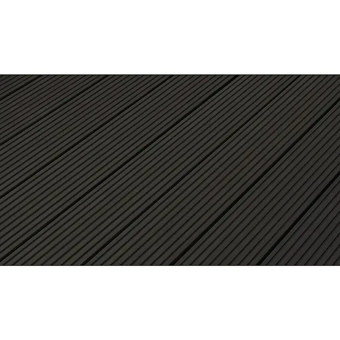 Kovalex WPC-Terrassendiele Exklusiv nach Maß - 300 x 14,5 x 2,6 cm, Graubraun, Mattiert - Detailaufnahme