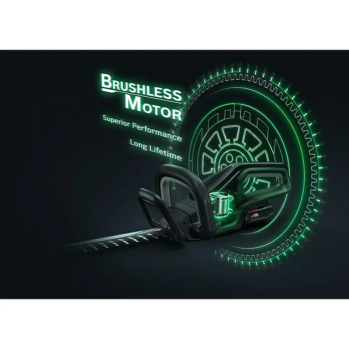 Bosch Cortasetos de batería Universal Hedgecut 18-50 - 18 V, Iones de litio, 2,5 Ah, 1 batería - Primer plano