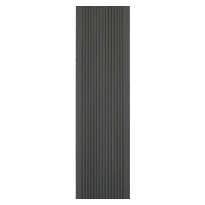 Kovalex WPC-Terrassendiele Exklusiv nach Maß - Steingrau, Mattiert, 300 x 14,5 x 2,6 cm - Vorderansicht