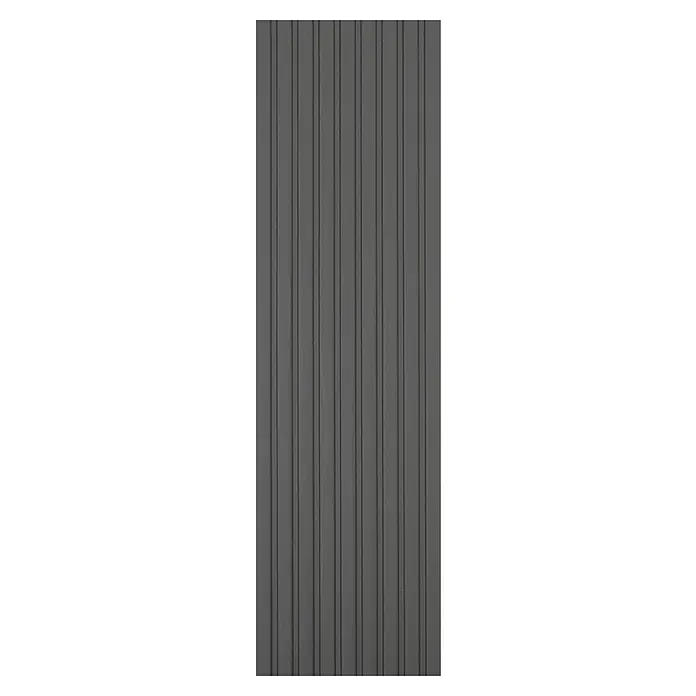 Kovalex WPC-Terrassendiele Exklusiv nach Maß - Steingrau, Mattiert, 300 x 14,5 x 2,6 cm - Vorderansicht
