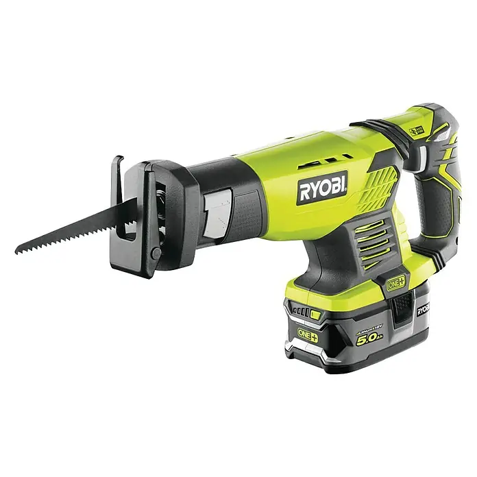 Ryobi ONE+ Maschinen-Set R18CK4E-242S - 8 -tlg., 2 Akkus - Diagonale Ansicht