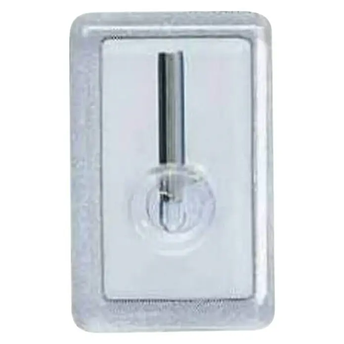 Gardinenhaken - 4 Stk., Transparent - Vorderansicht
