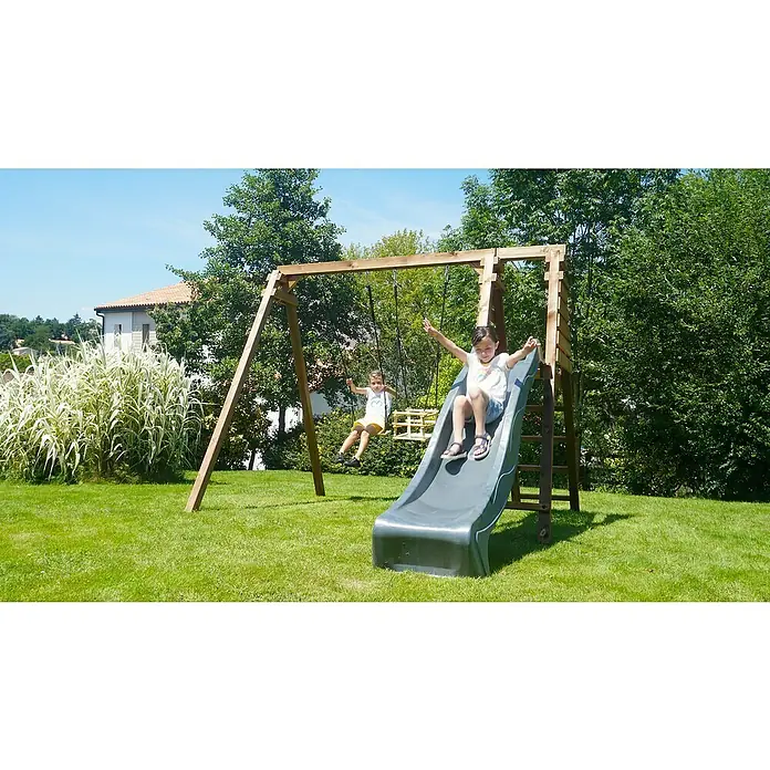Forest-Style Drvena ljuljačka Prune - D x Š x V: 351 x 261 x 224 cm, Materijal: Drvo - Proizvod u upotrebi
