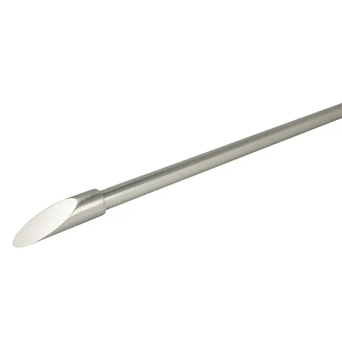 Expo Ambiente Endstück Cut - Edelstahloptik, 16 mm - Diagonale Ansicht