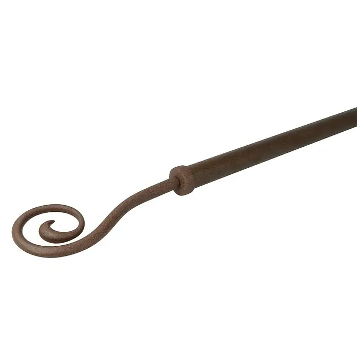 Expo Ambiente Gardinenstange - Rost, Länge: 160 cm, Durchmesser: 20 mm - Diagonale Ansicht