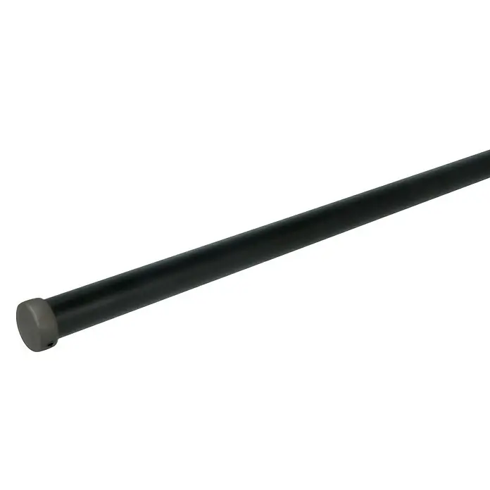 Expo Ambiente Eindstuk Cap-Noble - Iron look-brush, Geschikt voor: Gordijnroedes Ø 20 mm - Diagonaal zicht
