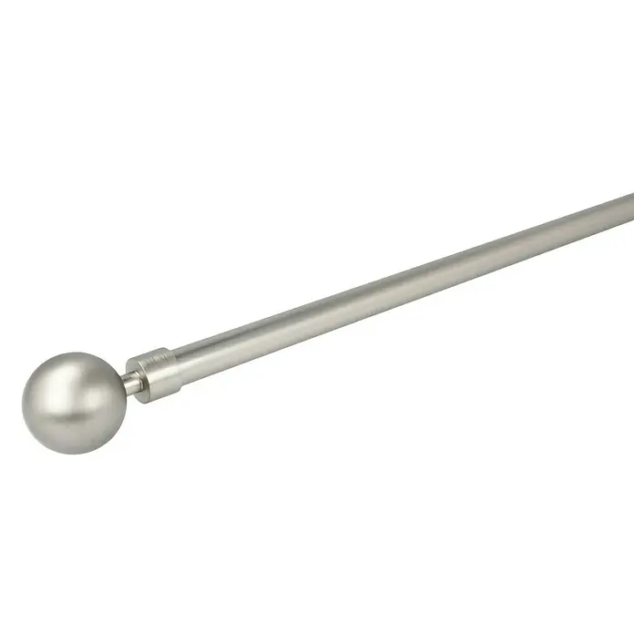 Expo Ambiente Endstück Ball-Classic - Edelstahloptik, 16 mm - Diagonale Ansicht