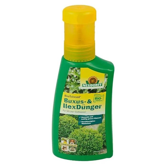 Neudorff BioTrissol Buxusdünger - 250 ml, Inhalt ausreichend für ca.: 50 l - Vorderansicht